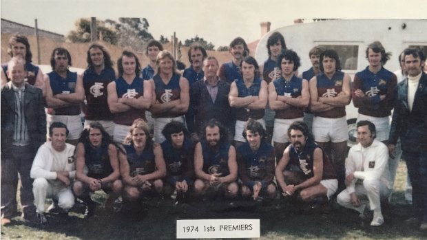 The original stars of Carrum. Peter Cox is pictured second from right in the front row.