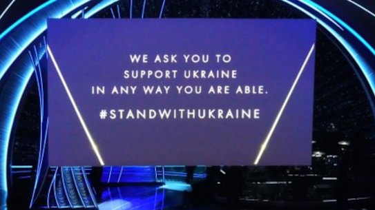 Oscar’s acknowledge ‘people of Ukraine’, ask viewers to take a stand