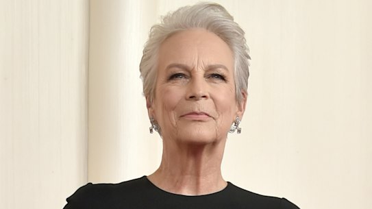 Jamie Lee Curtis at the 2024 Oscars.