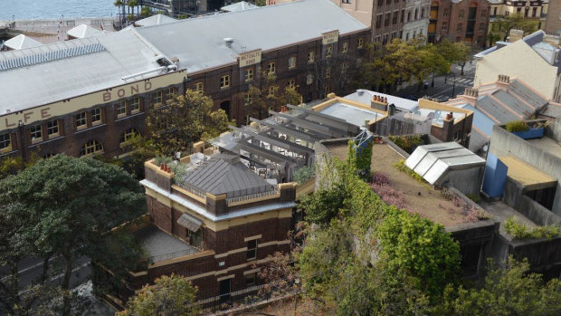 An artist's impression of the Mercantile Hotel's rooftop bar and restaurant.