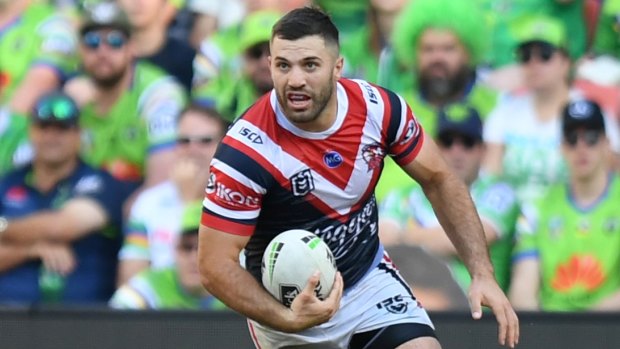 Roosters superstar James Tedesco will have strong family backing at Sunday's fixture.