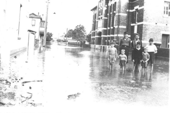 Floods in Maitland, 1950.