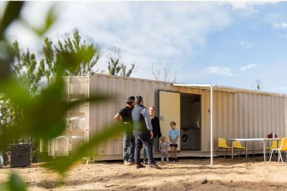 The recovery pods were first designed in the aftermath of the Black Summer bushfires.