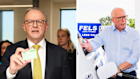 Anthony Albanese and Peter Dutton on the campaign trail this