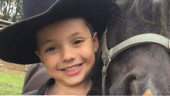 Harrison Sproule, 5, was hit by a truck in Picton on Friday night.