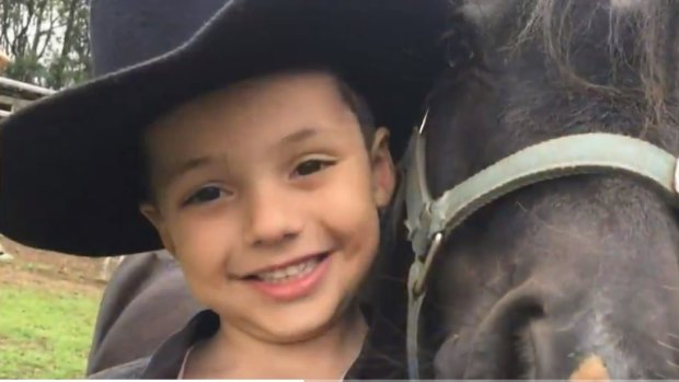 Harrison Sproule, 5, was hit by a truck in Picton on Friday night.