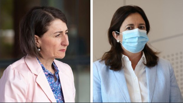 Annastacia Palaszczuk and Gladys Berejiklian believe states should be able to determine their own strategies to deal with COVID-19.  