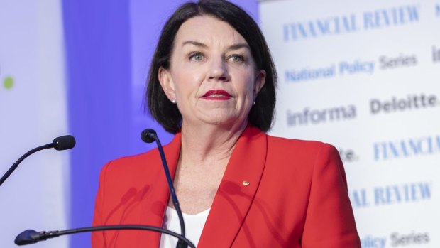 Anna Bligh called on the next elected government to introduce a banking reform bill within 100 days.