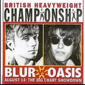 Blur v Oasis on the cover of NME