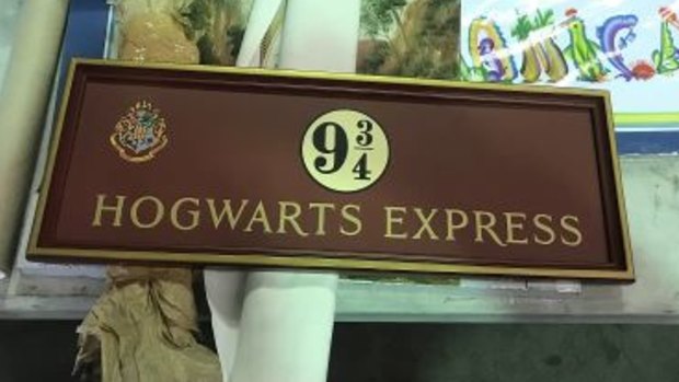 Harry Potter movie paraphernalia is up for grabs in the online auction.