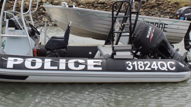 Queensland Police Service water police were searching for a missing fisherman.