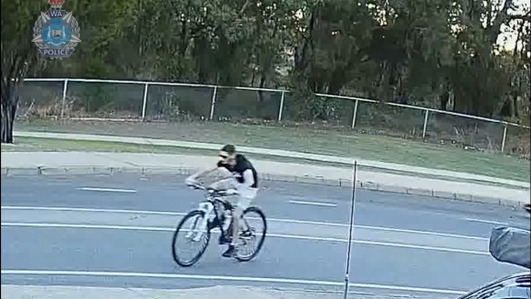 Police released CCTV footage of a cyclist they are investigating may be linked to two separate indecent behaviour incidents.