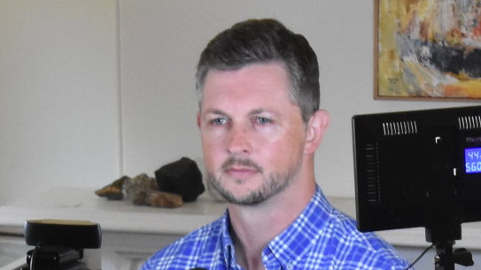 Michael Paget, the rector St Barnabas Anglican Church on Broadway has been connecting with his parishioners via Zoom over Easter.