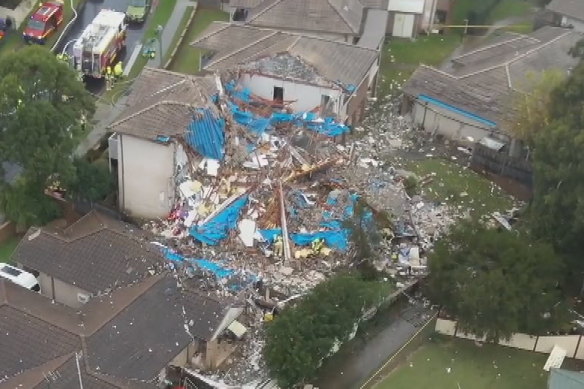 Search on for person feared trapped in rubble after home explosion