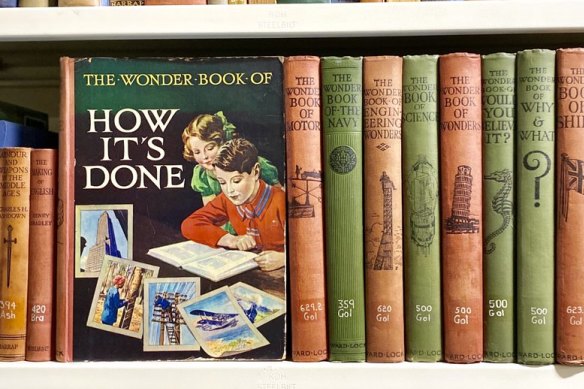 A collection of Wonder Books in the State Library of NSW’s collection.