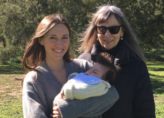 The author with her daughter, Ruby, and grandson. It took years to diagnose Ruby’s illness.