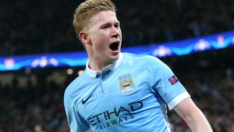 On the way back: Kevin De Bruyne.