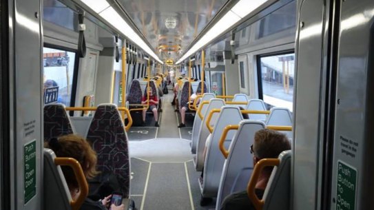 Only one of Queensland's 75 new trains has had the aisles widened and a second, larger toilet added for people in wheelchairs after seven months.