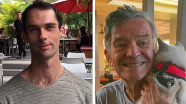 Scott MacKinnon (left), who is missing from Sinnamon Park in Brisbane, and Douglas MacLennan, who is missing from Golden Beach on the Sunshine Coast.