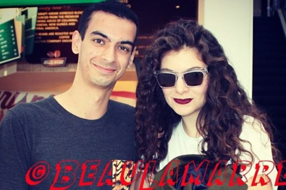 A photograph posted by Lamarre with the New Zealand singer Lorde on a now-abandoned Instagram account.