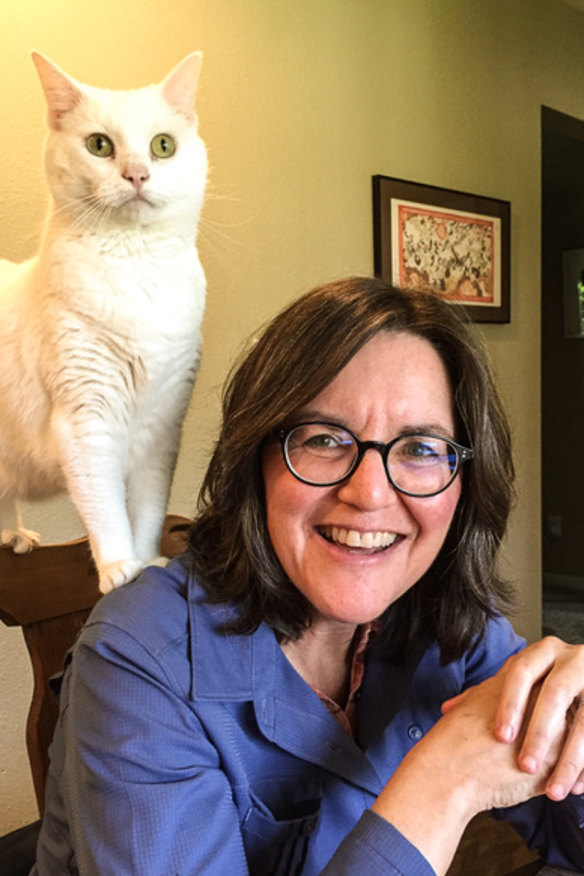 Author R.L Maizes (and cat).