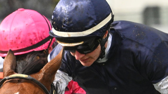 Jamie Kah pilots Point King to victory in the Lexus Archer Stakes.