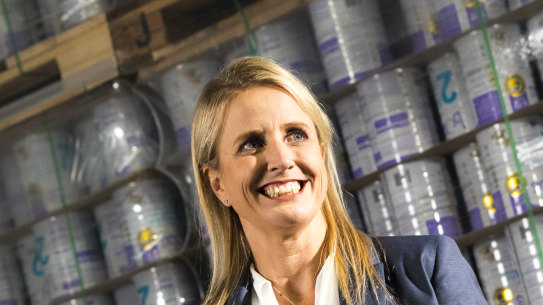 Bubs Australia chief executive and founder Kristy Carr.