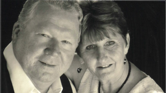 Kevin Jocumsen with his wife Leanne