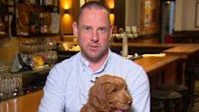 Neil Sparks' pub in Fitzroy was raided because of his pet dog.