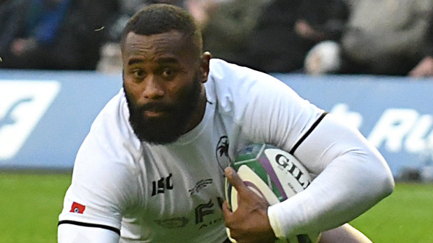 Try machine: Former NRL star Semi Radradra has been an exciting addition to the Fiji side.