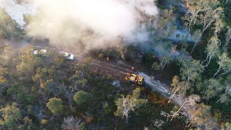 Banksia beach fire
