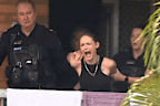 Layla Evans spoke exclusively to 9News about the desperate search for her pets Louis and Ruby shortly before police arrived and took her away in handcuffs on Saturday.