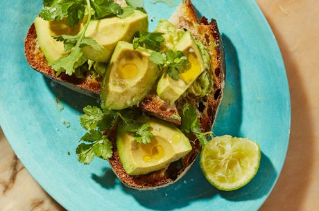 Bill Grangeer’s avocado on toast.