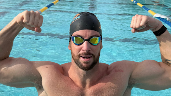 Australian Olympian James Magnussen.