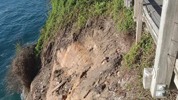 Cliff Walk in Dover Heights sectioned off following rockfall