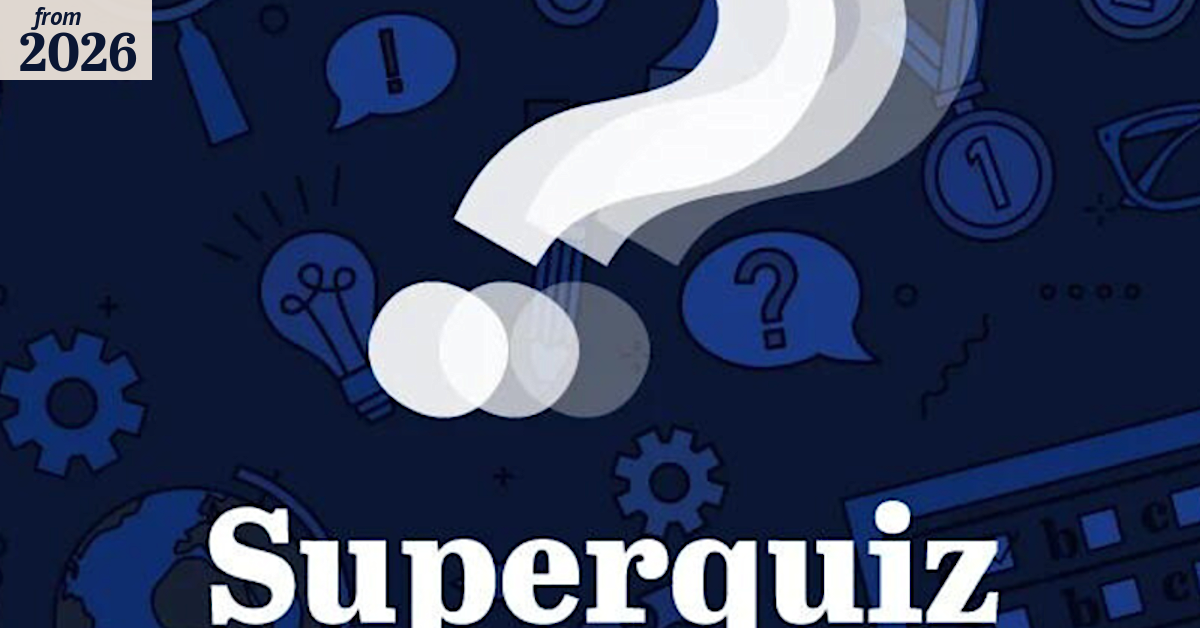 The Age and SMH superquiz, Sunday, January 11
