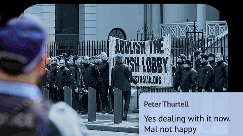 Policijska besedilna sporočila razkrivajo posledice neo-nacističnega shoda, namestnik komisarja ni obvestil nadrejenega