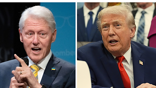 Trump y Bill Clinton.