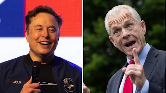 Elon Musk and Peter Navarro have been trading barbs following the roll-out of Donald Trump’s tariffs. 