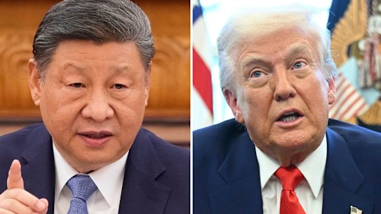 中国の習近平とアメリカのドナルド・トランプ。
