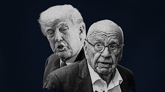 Donald Trump and Rupert Murdoch.
