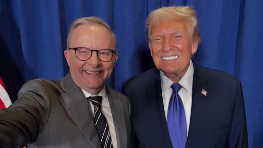 Prime Minister Anthony Albanese and US President Donald Trump.