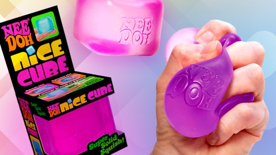 Launched in 2017, NeeDoh come in different shapes and colours, with the cube being one of the most popular designs.