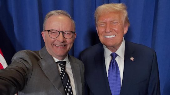 Prime Minister Anthony Albanese and US President Donald Trump 
