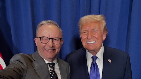 Prime Minister Anthony Albanese and US President Donald Trump.