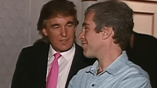Donald Trump and Jeffrey Epstein