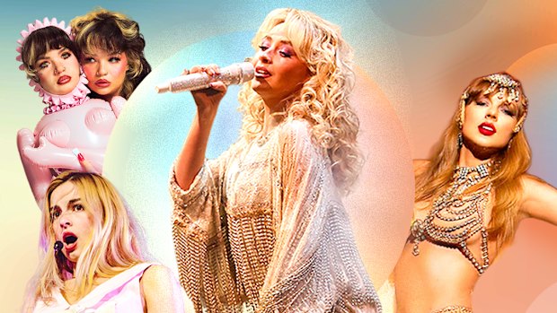 Sabrina Carpenter, Lola Young, Addison Rae and Taylor Swift pushed pop to flirty and dirty new heights in 2025.