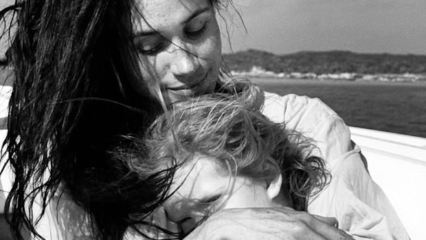 Meghan, Duchess of Sussex, with Princess Lilibet.