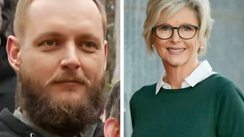 Brendan Nugent claims he panicked after hitting Helen Haines accidentally with his car