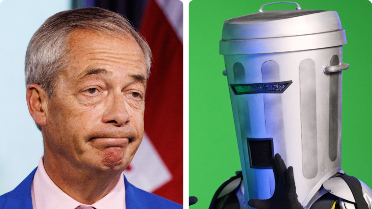 Would-be UK prime minister caught in fight with talking bin and ‘incredible flying brick’
